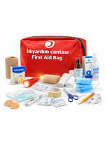 ilk Yardım Çantası Araç Ev Iş Yeri Acil Müdahale Çantası Yönetmeliğe Uygun 35 Parça - Görsel 3