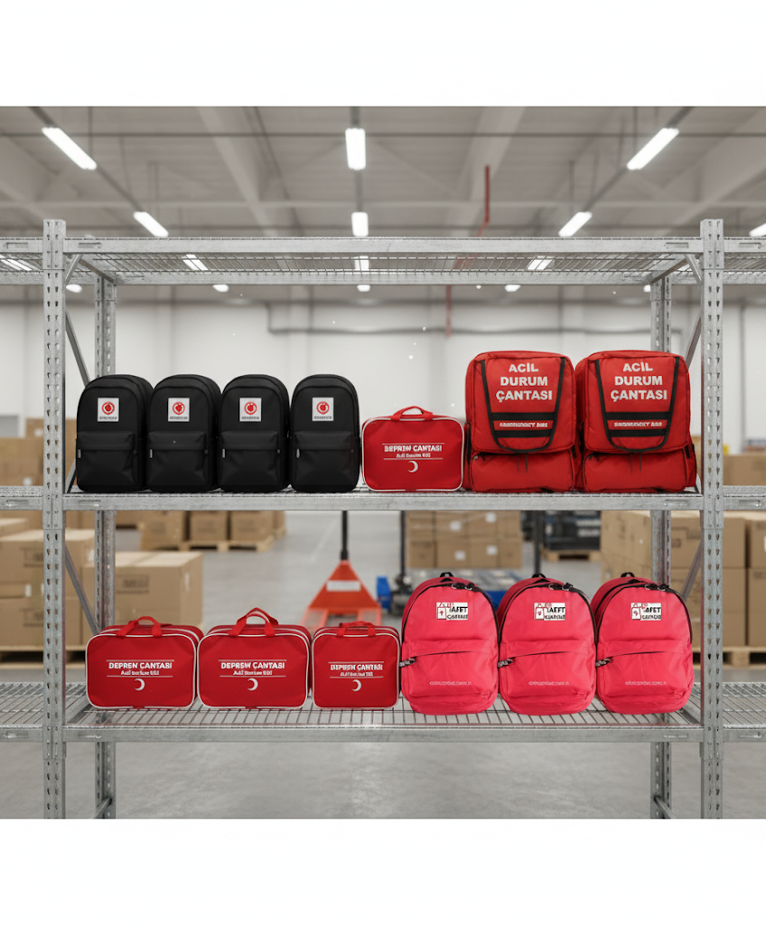 Toptan Deprem Çantası Siparişi