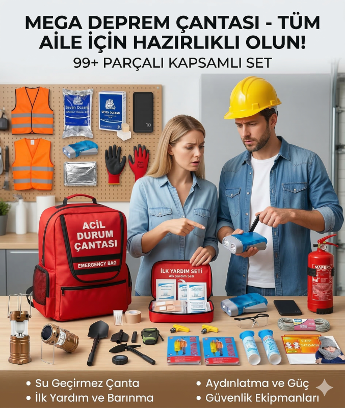Profesyonel Deprem Çantası Nedir