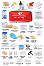 Apartman ilk Yardım Çantası 50 Parça - Görsel 5