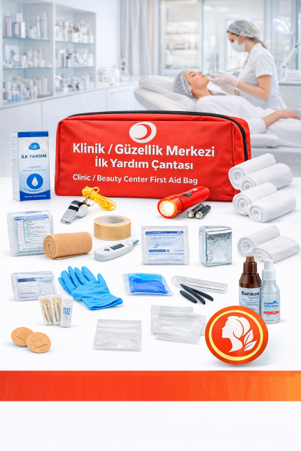 Klinik Güzellik Merkezi ilk Yardım Çantası