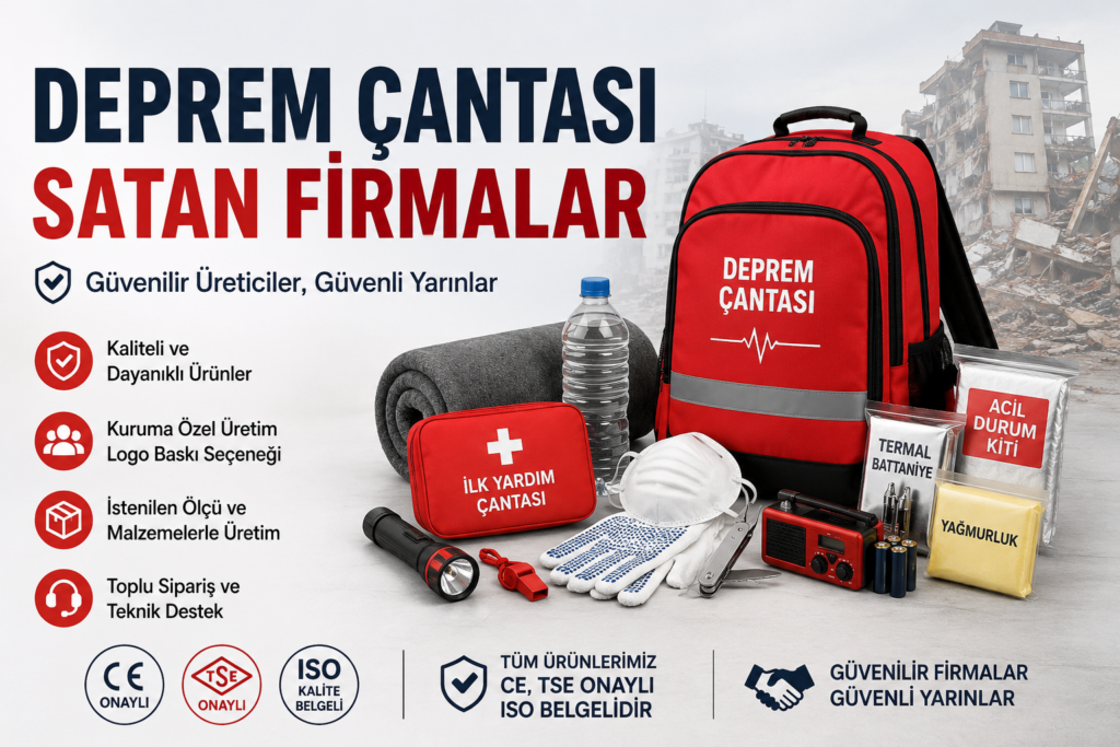 deprem çantası satan firmalar